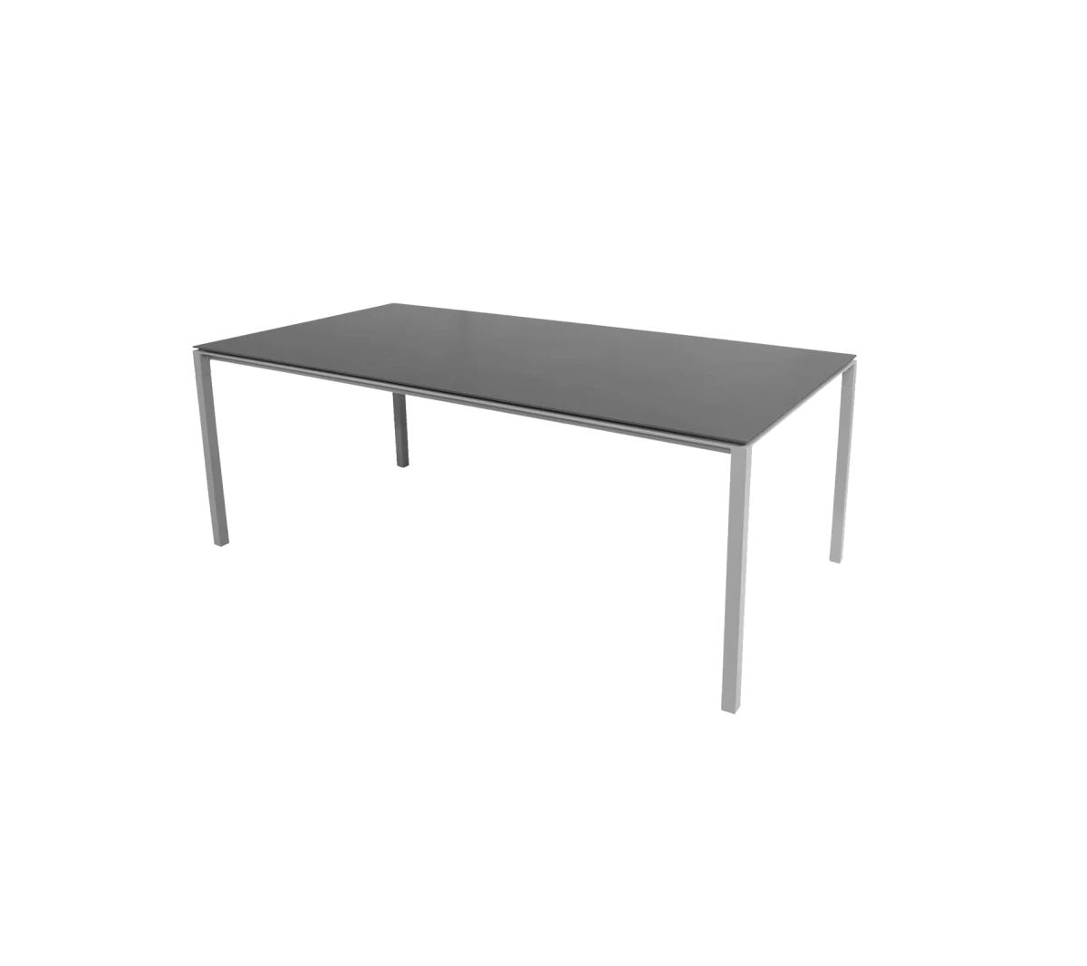 Pure dining table base, 200x100 cm