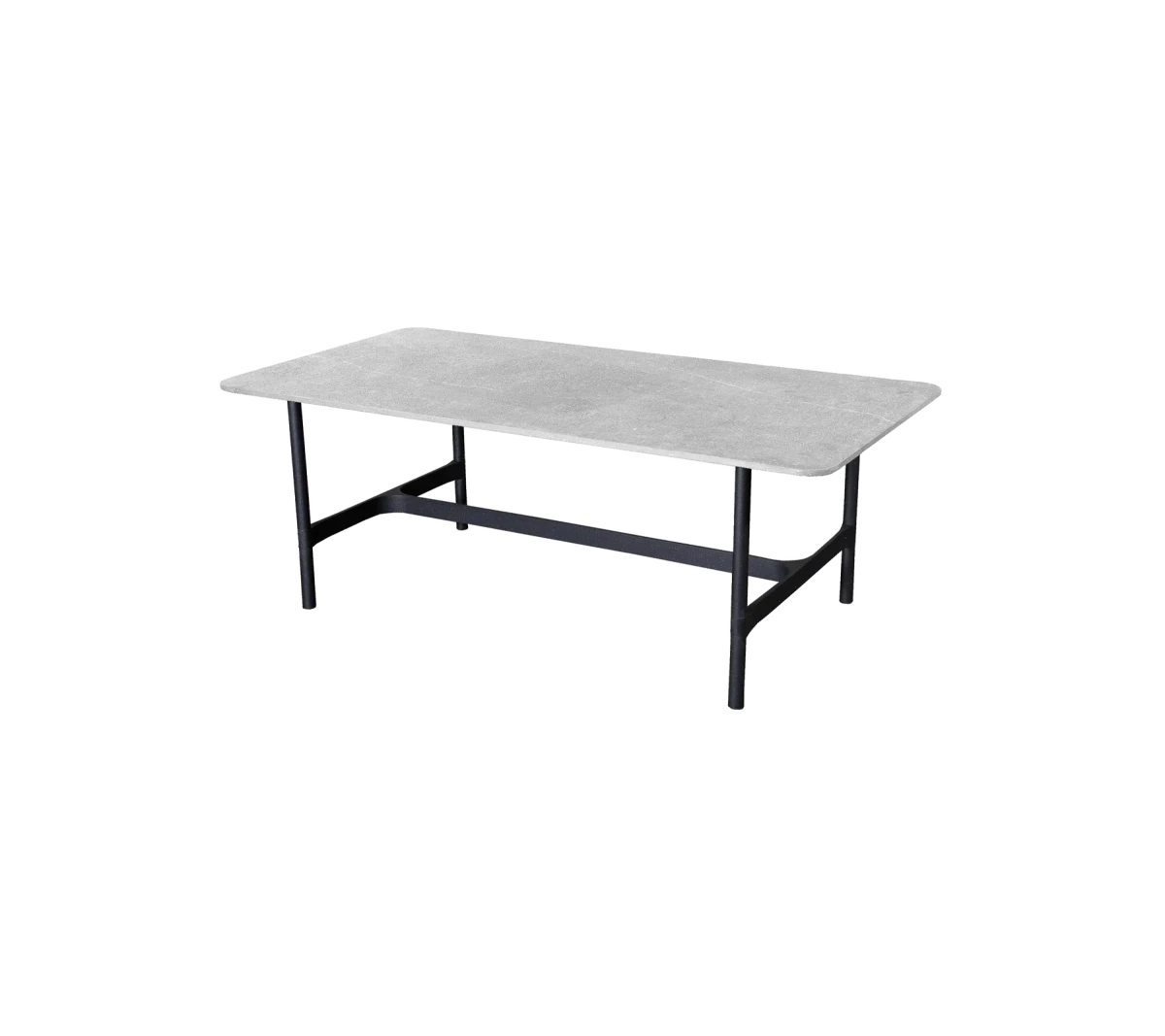 Twist coffee table base rect.