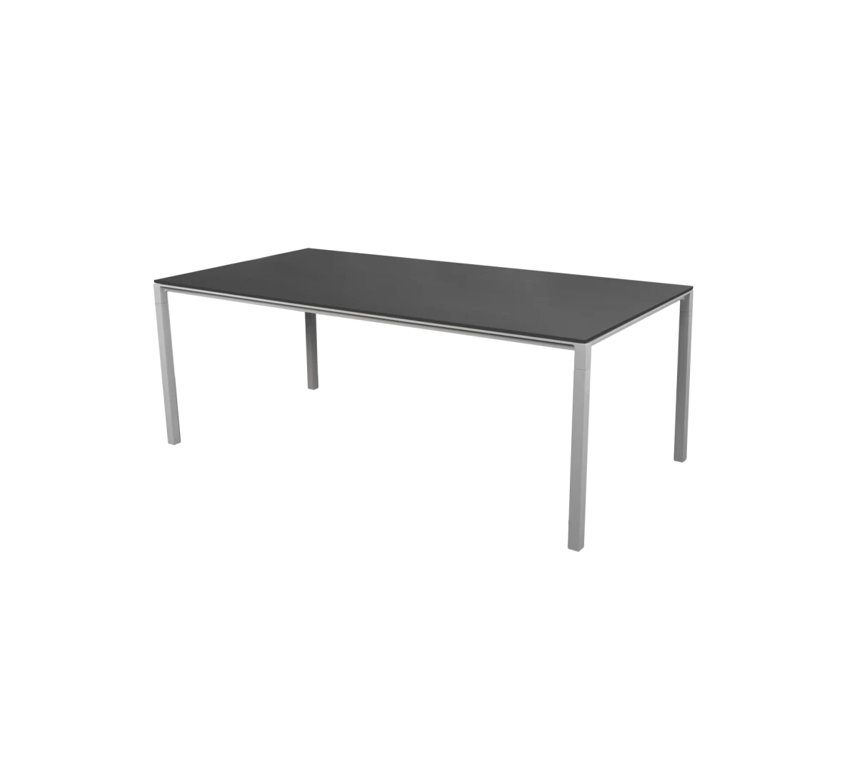 Pure dining table base, 200x100 cm