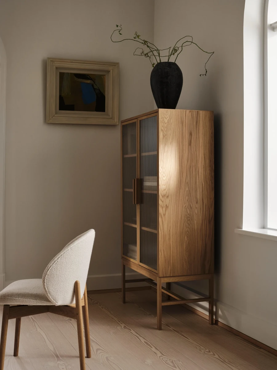 axo series glass skapis