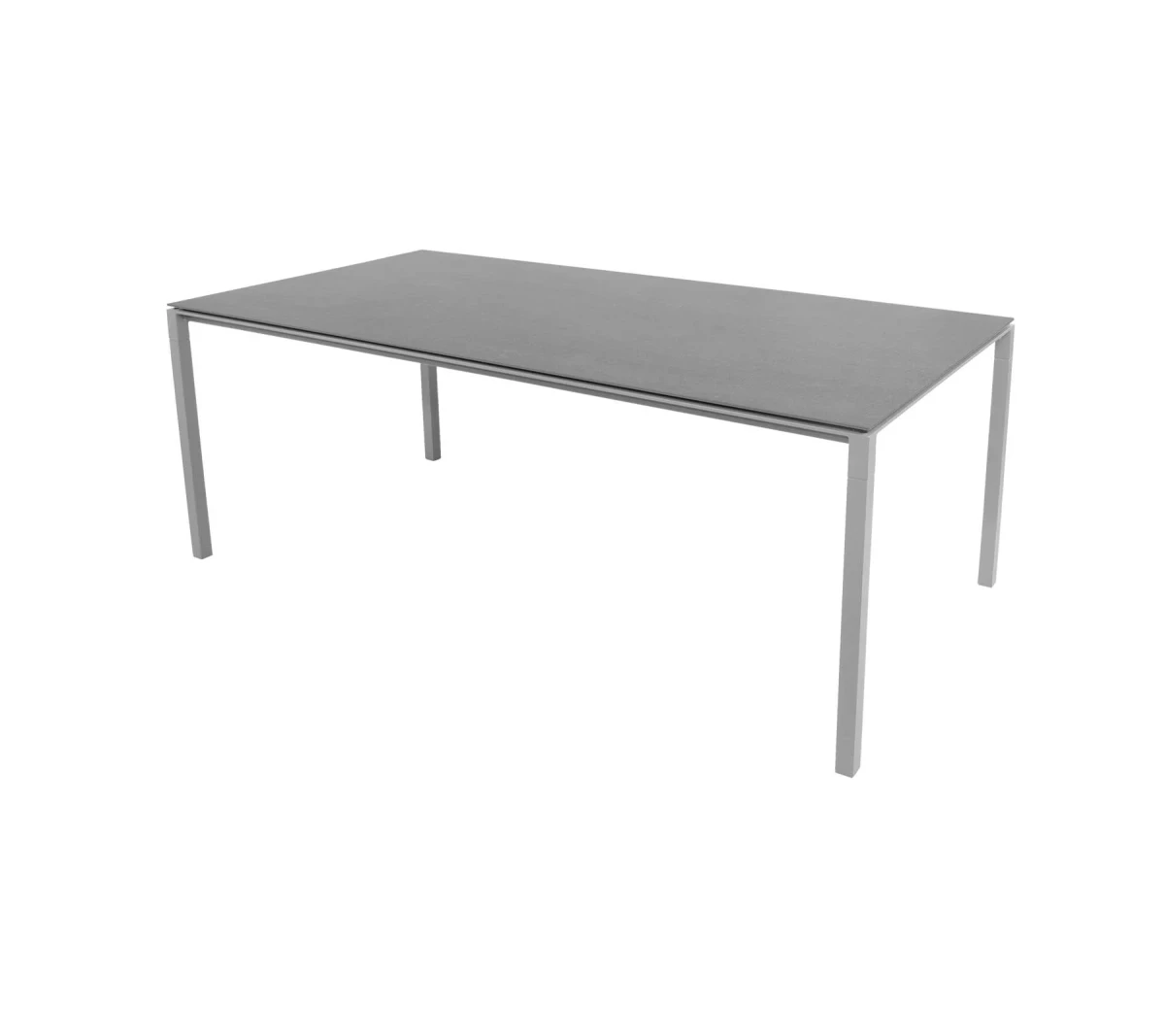 Pure dining table base, 200x100 cm