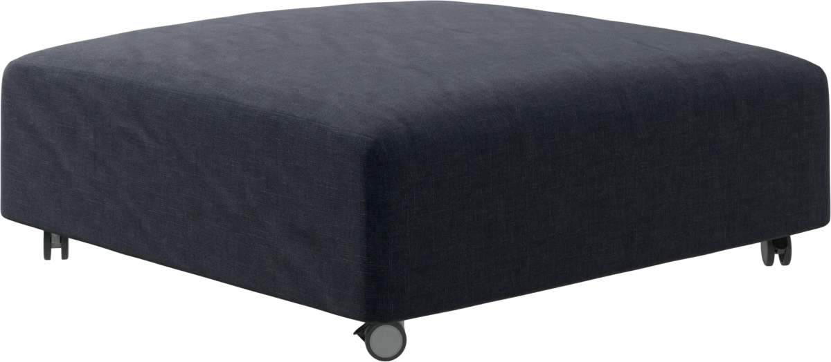 Hampton footstool on wheels