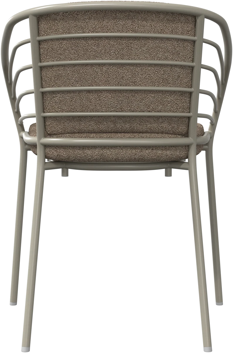 Cancún dining chair with arm & spilvens