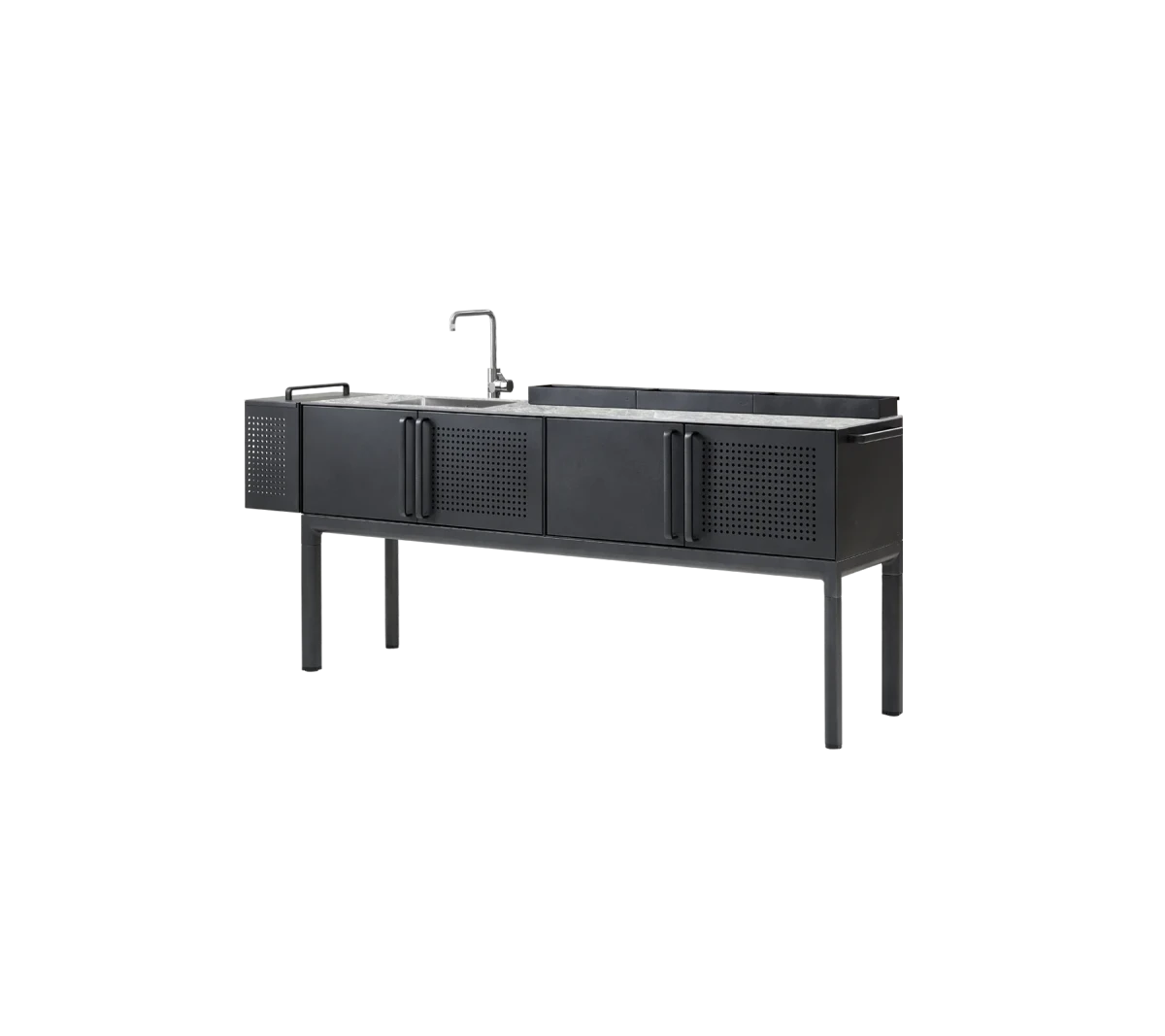 Drop kitchen module incl. 3 shelves