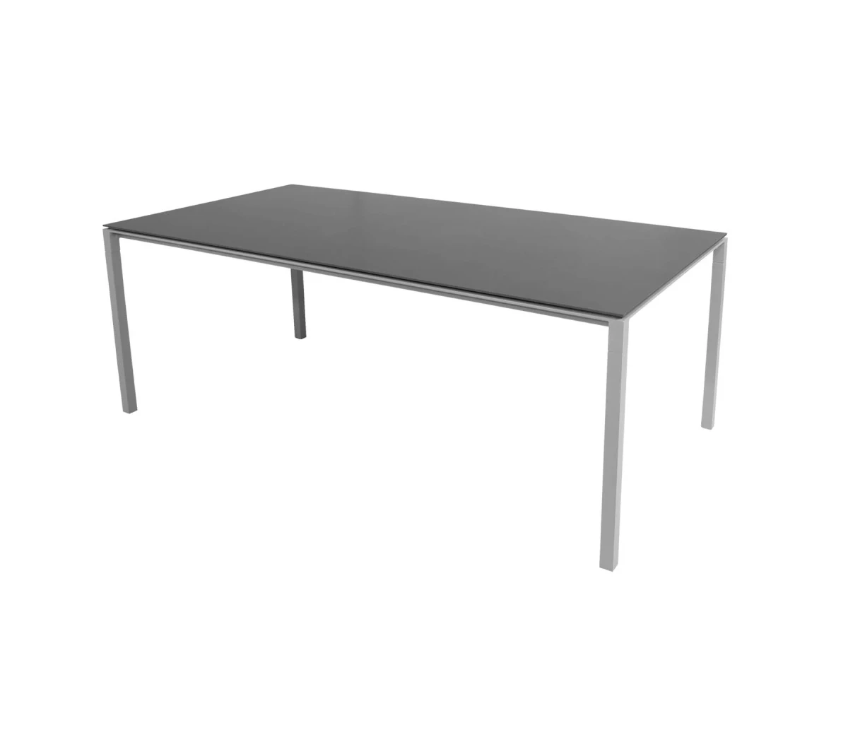 Pure dining table base, 200x100 cm