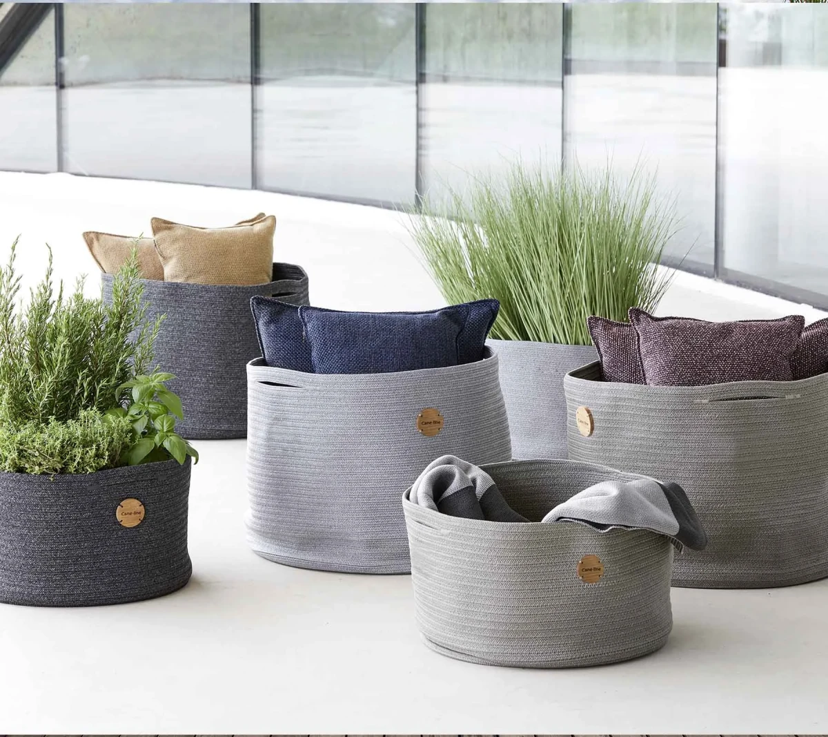 Soft Rope basket large, dia. 50 cm