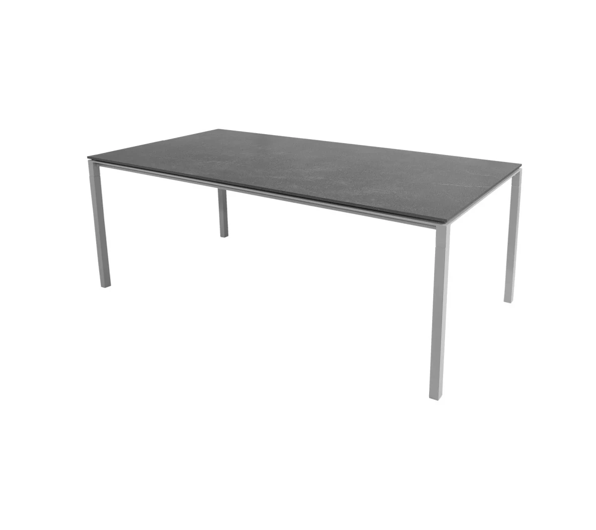 Pure dining table base, 200x100 cm