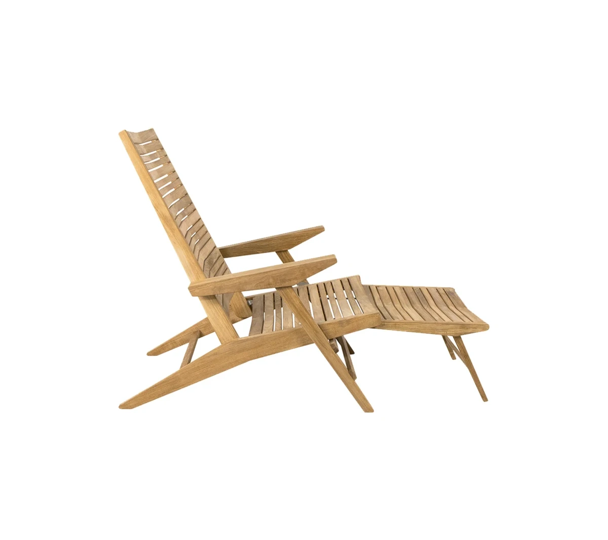 Flip deck chair