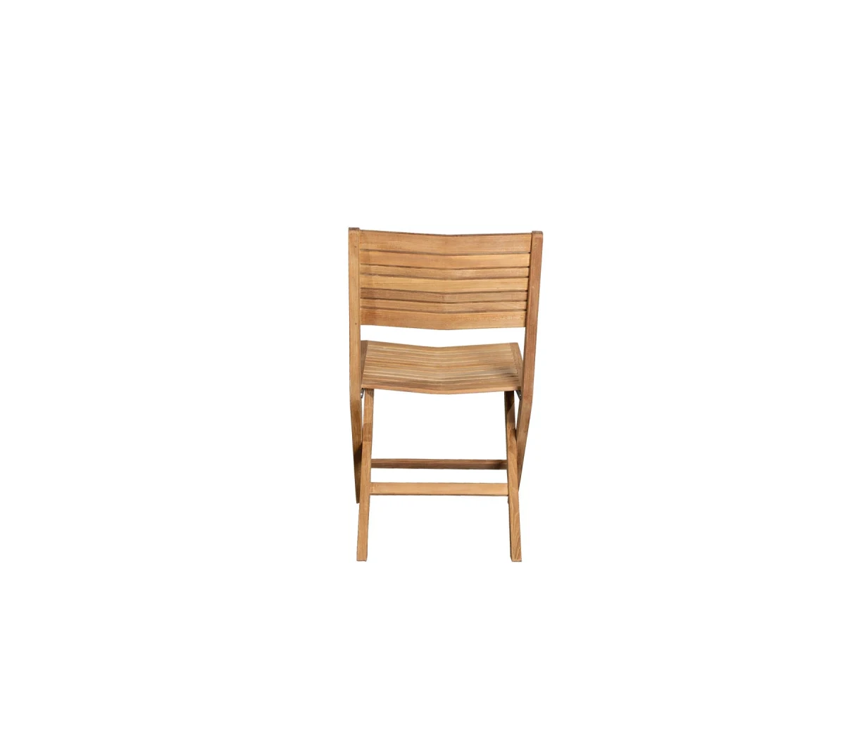 Flip folding chair w/o armrest