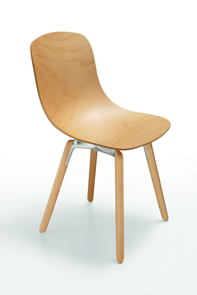 Pure loop 3D wood krēsls