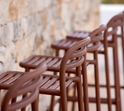 Bliss bar chair, stackable