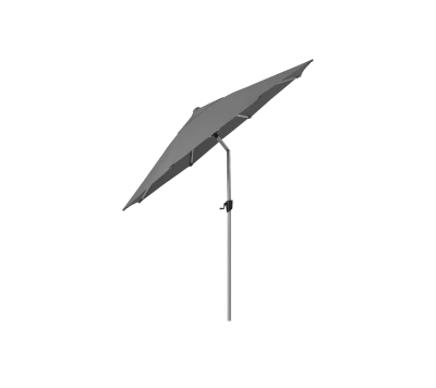 Sunshade parasol w/tilt system, dia. 3 m
