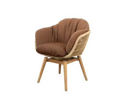 Stay chair w/teak swivel