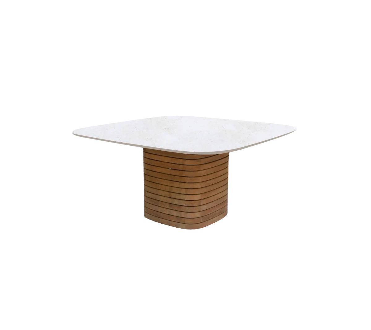 Mellow dining table base square