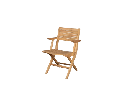 Flip folding armchair