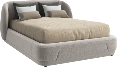 Bolzano bed with slats  - W140xL200cm