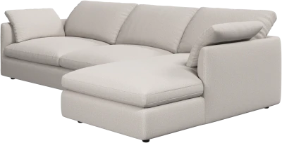 Milano sofa with chaise longue right