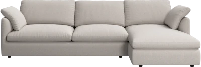 Milano sofa with chaise longue right