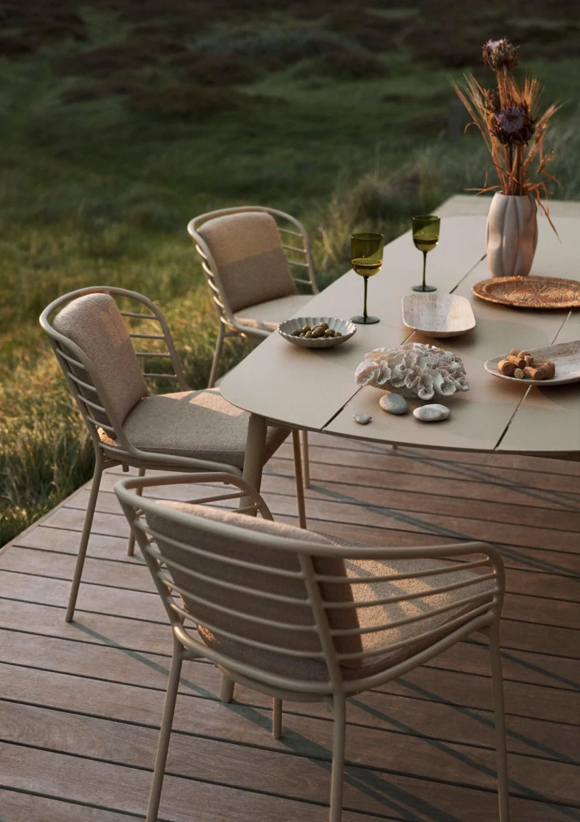 Cancún dining chair with cushion