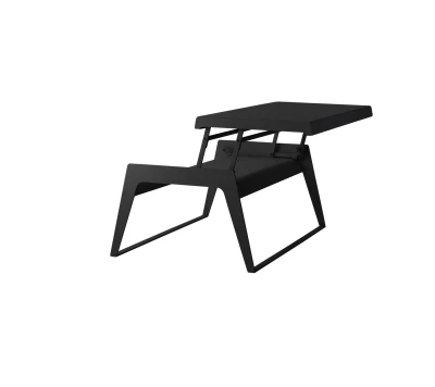 Chill-out coffee table dual height single sided