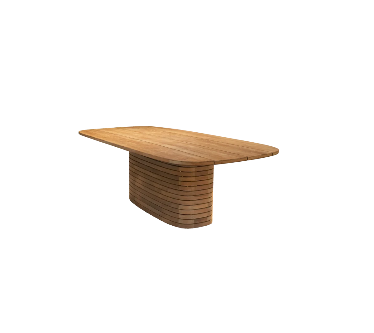 Mellow dining table base oval
