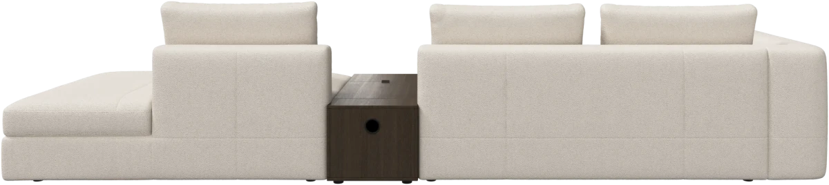 Bergamo 3 seater lounge sofa with storage