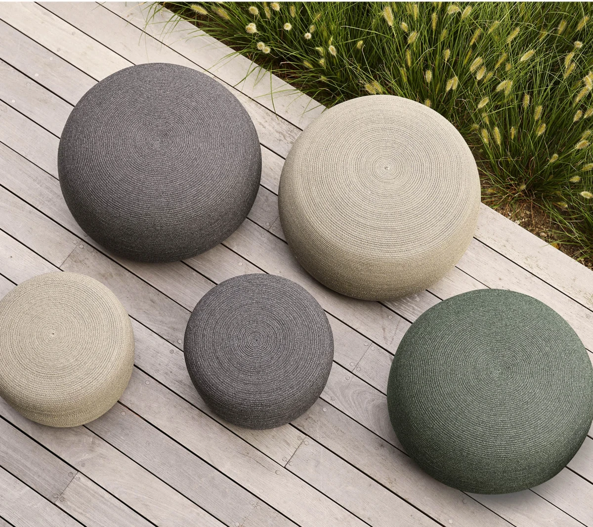 Circle footstool small, conic