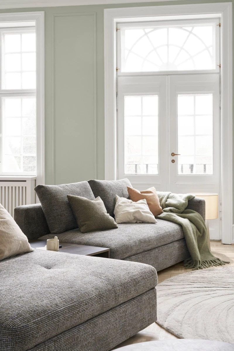 Bergamo corner sofa with lounging unit