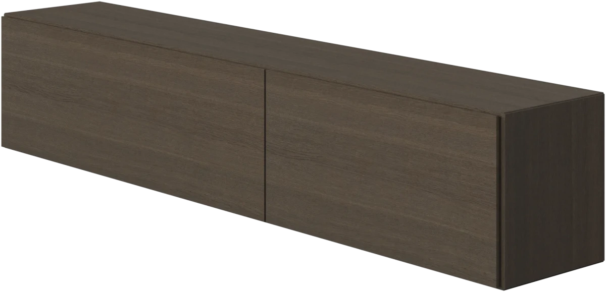 Lugano wall mounted cabinet with flip-up doors