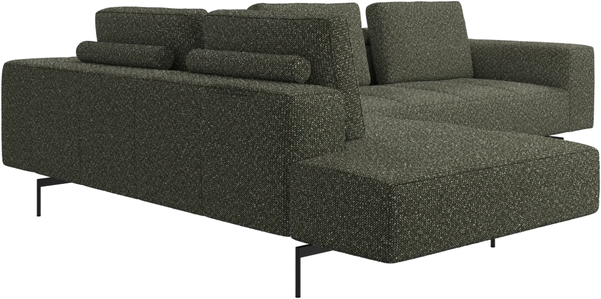 Amsterdam corner sofa with lounging unit