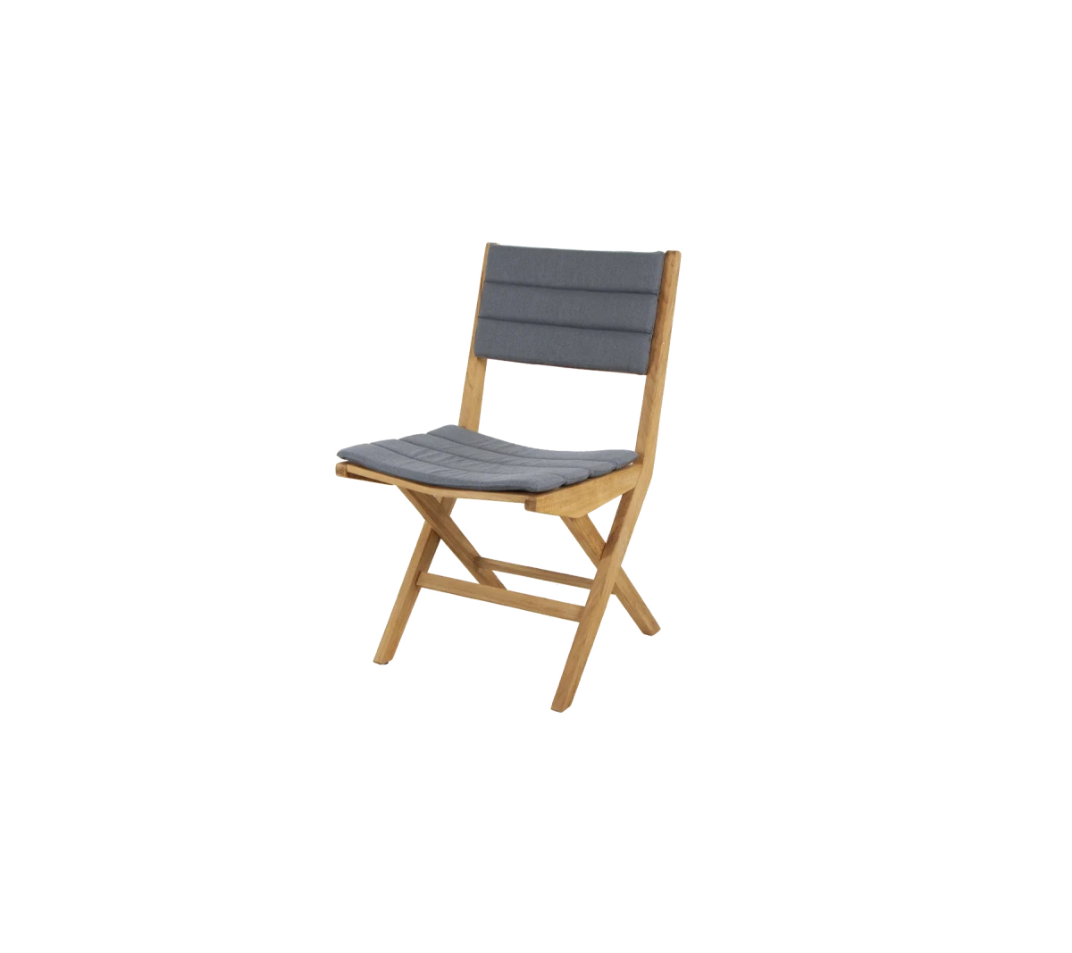 Flip folding chair w/o armrest