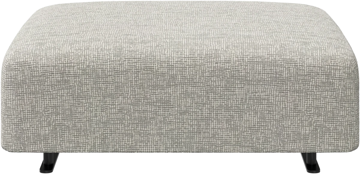 Hampton footstool with storage left and right sides