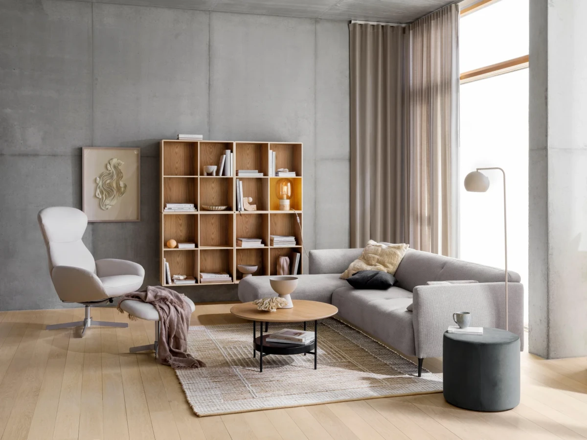 Modena sofa with lounging unit