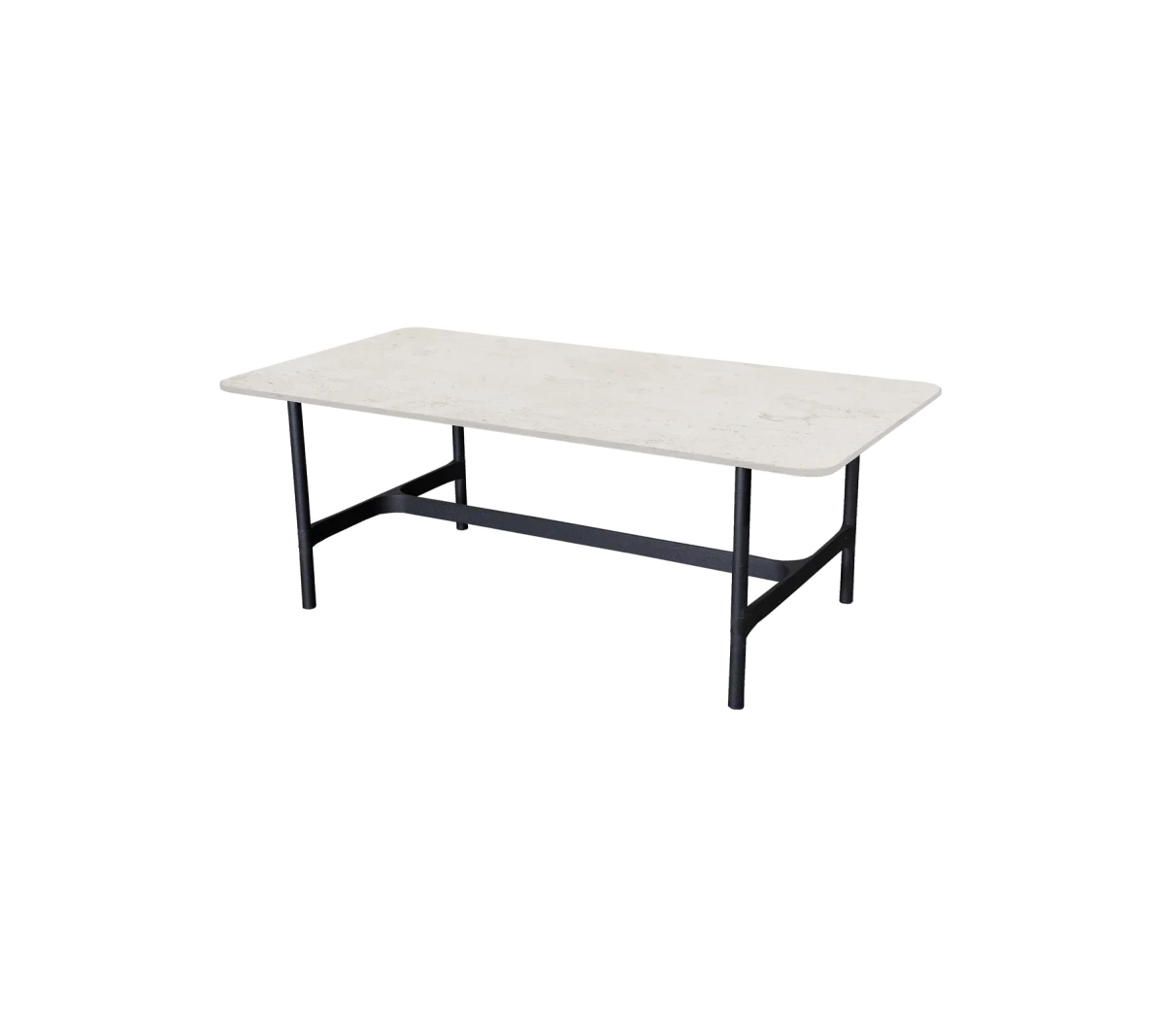 Twist coffee table base rect.