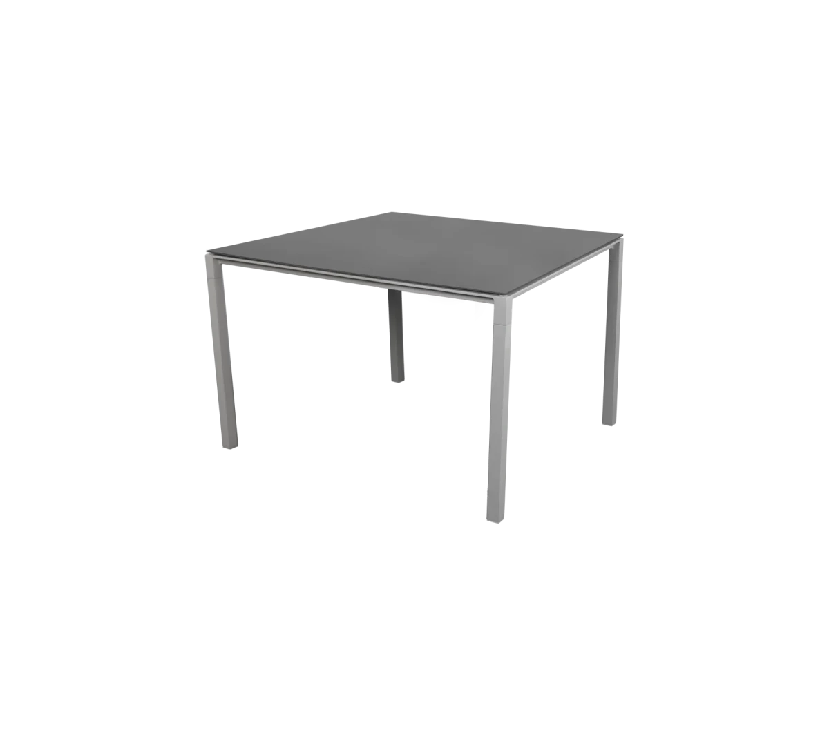 Pure dining table base, 100x100 cm