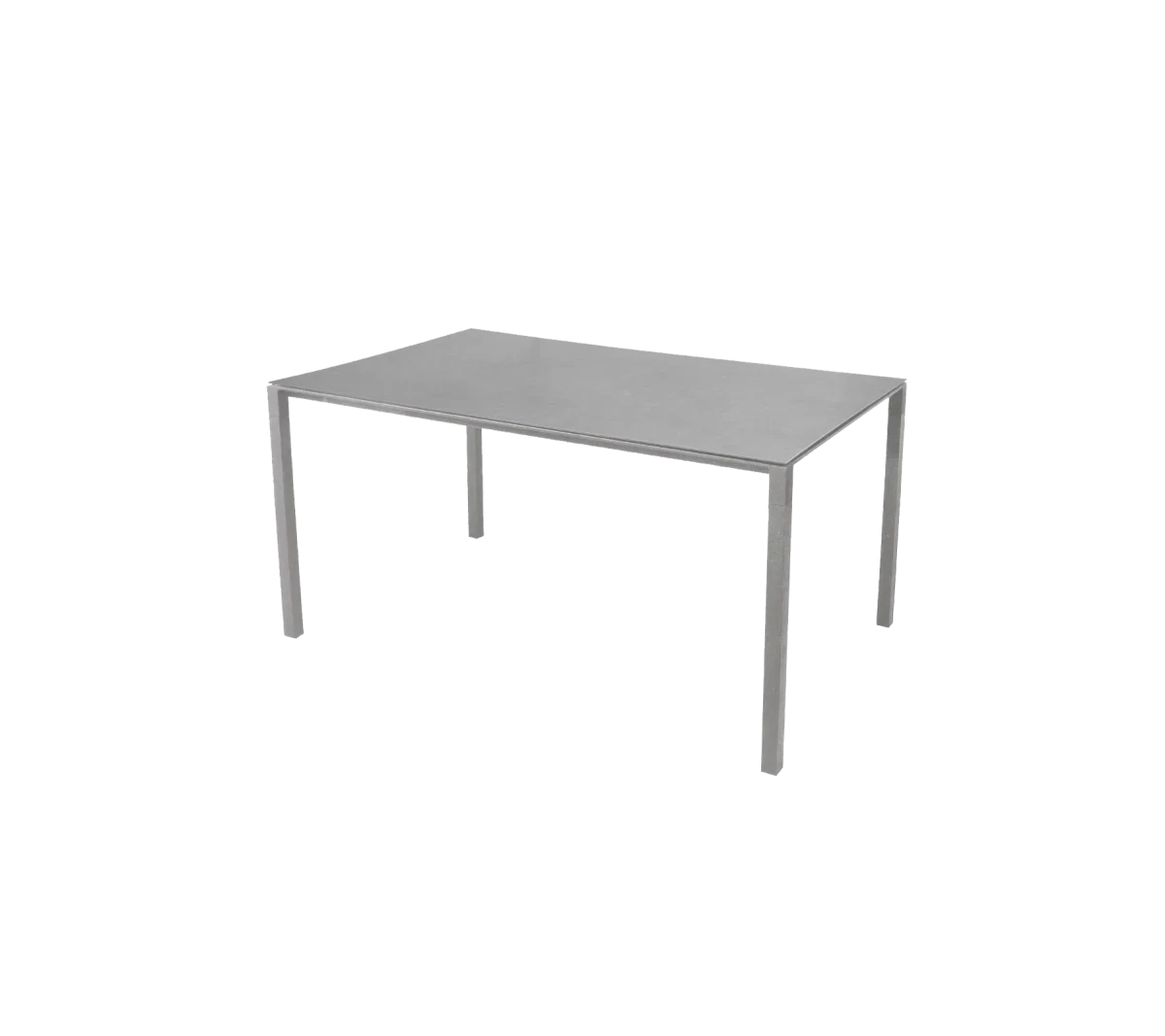 Pure dining table base, 150x90 cm