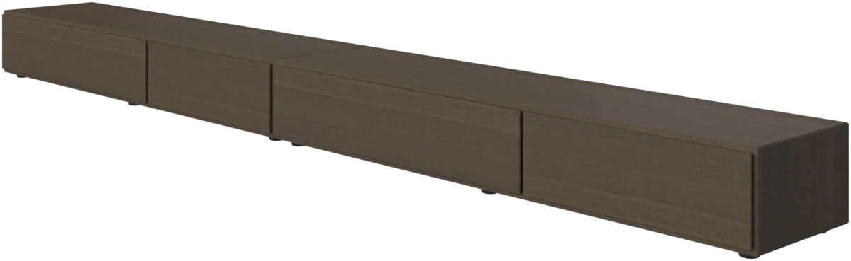 Lugano base cabinet with drawers and drop down doors