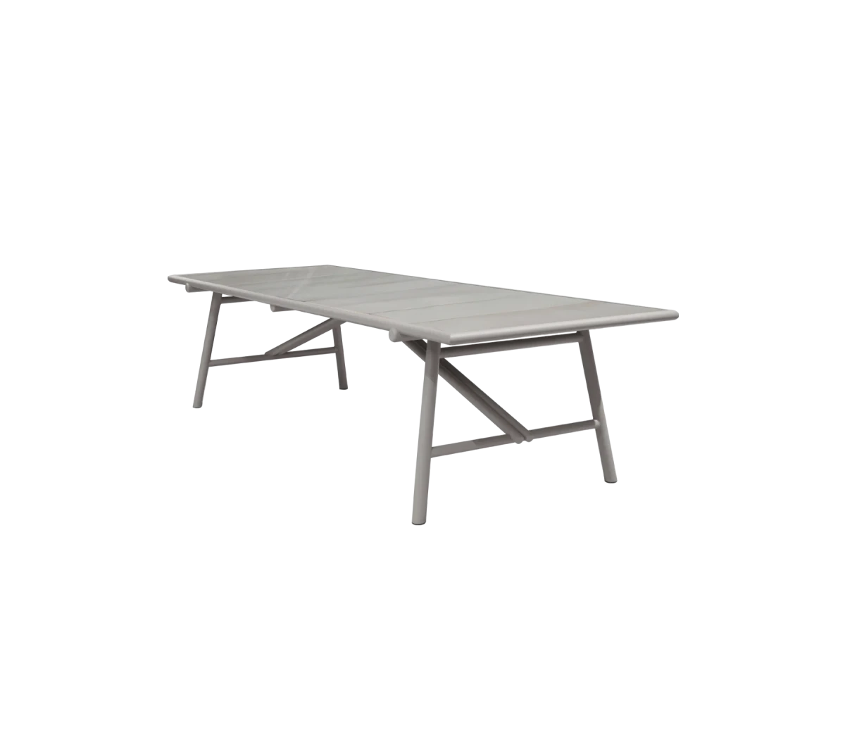 Sticks dining table base, 280x100 cm