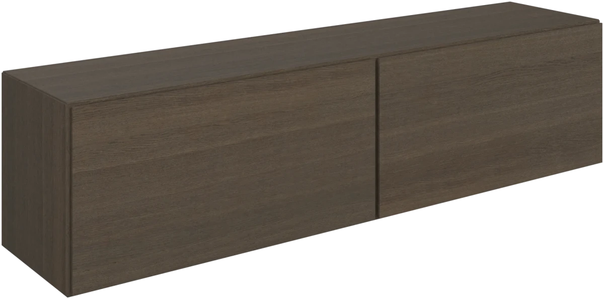 Lugano wall mounted cabinet with drop down doors