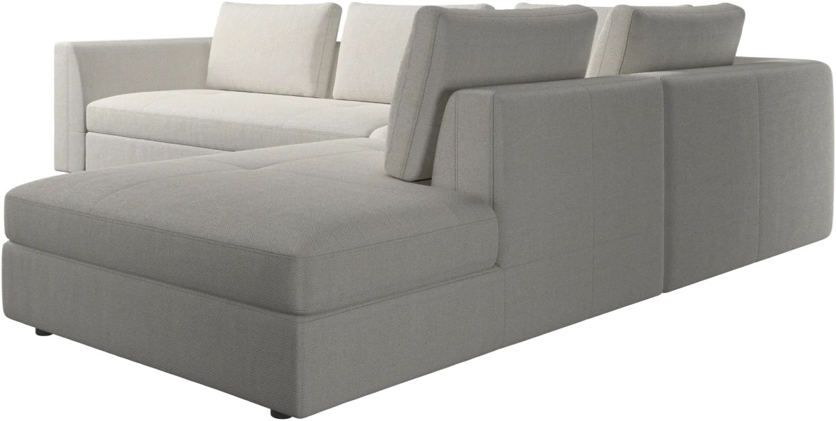 Bergamo corner sofa with lounging unit
