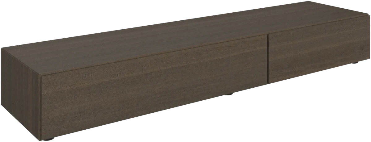 Lugano base cabinet with drop down doors oak