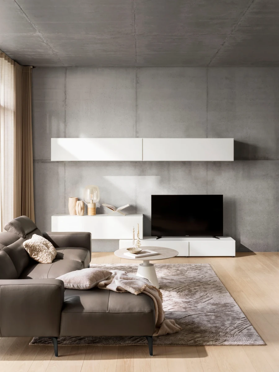 Lugano base cabinet with drawer and drop down door