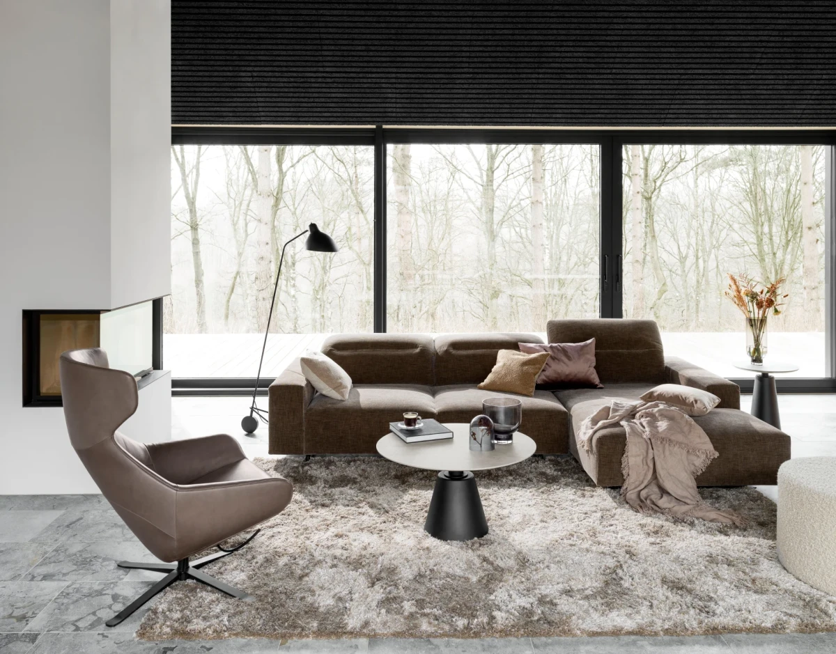 Hampton footstool with storage left and right sides