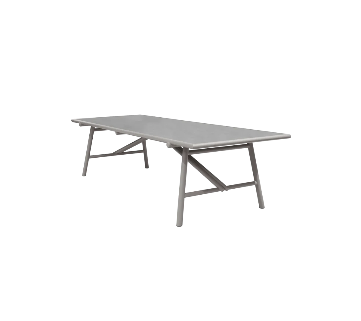 Sticks dining table base, 280x100 cm