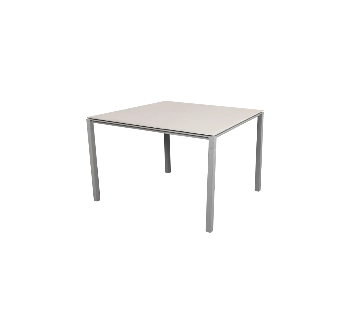 Pure dining table base, 100x100 cm