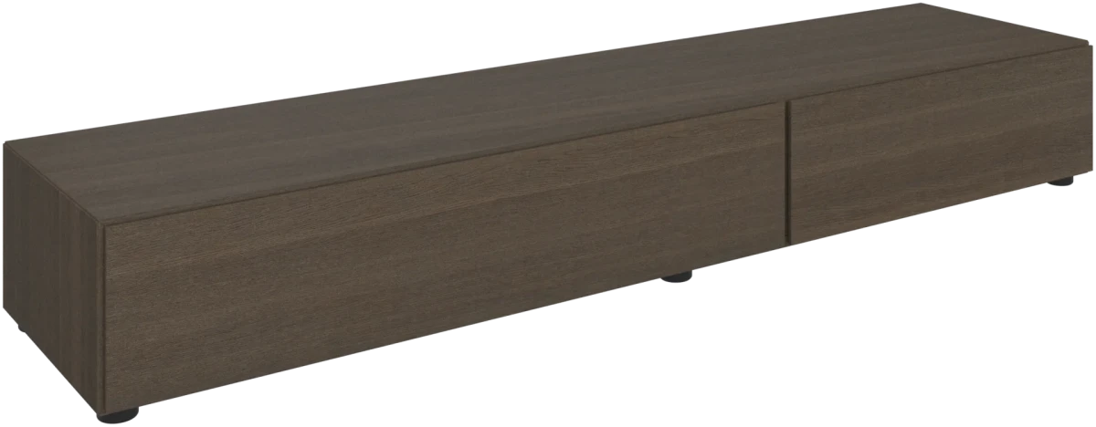 Lugano base cabinet with drawer and drop down door oak