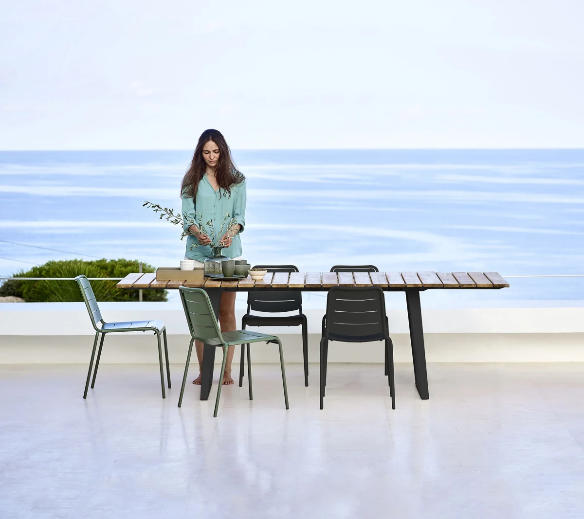 Copenhagen dining table w/83 cm extension