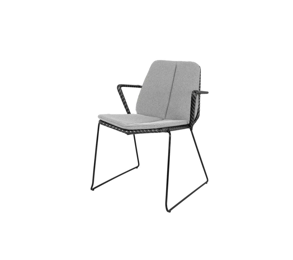 Vision armchair, stackable