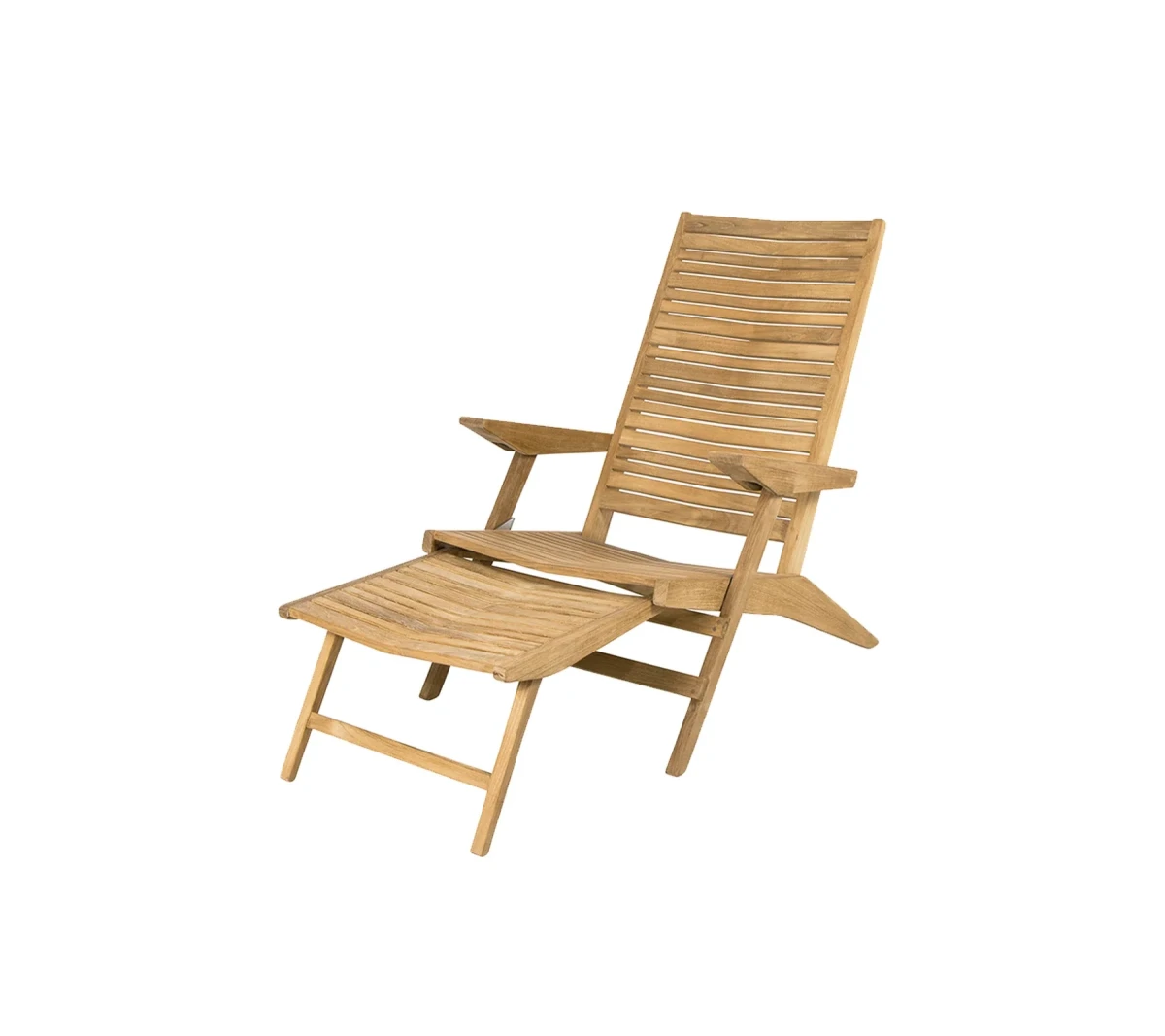 Flip deck chair