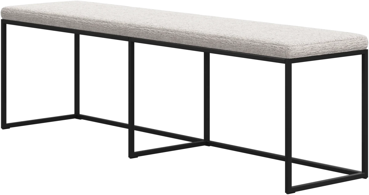 London large bench with cushion
